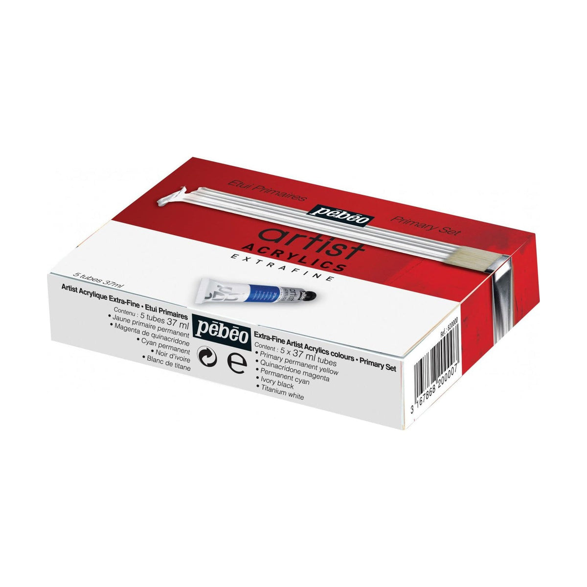 Acrylic Paint Set PEBEO Artist 5 x 37 ml