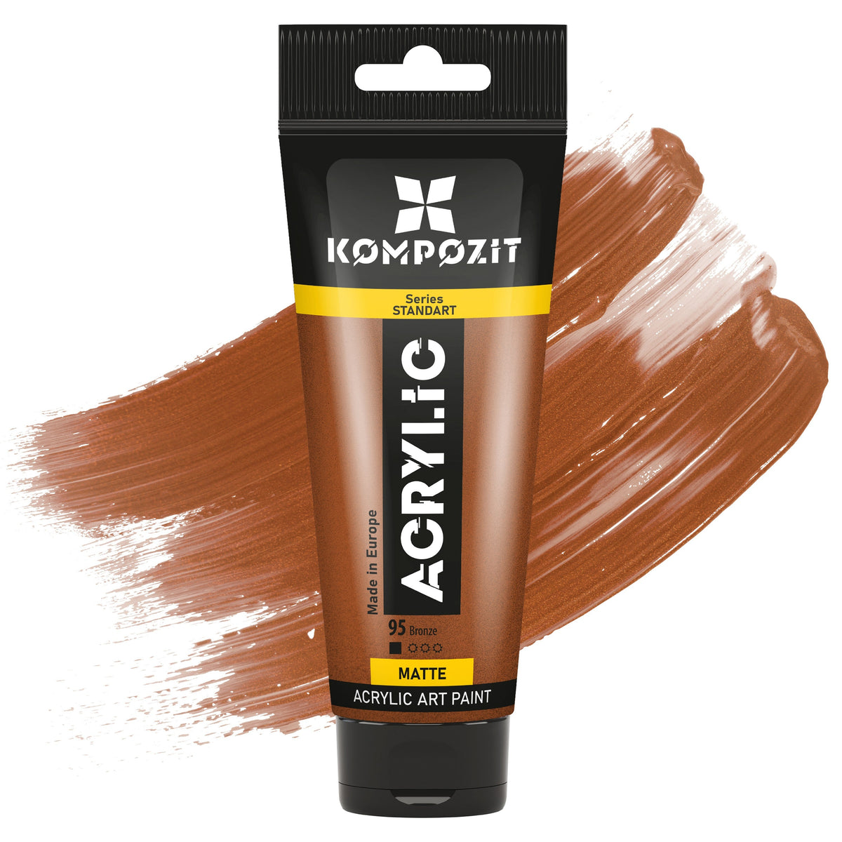 Acrylic Paint STANDART Kompozit Metallic 75 ml – 95 Bronze