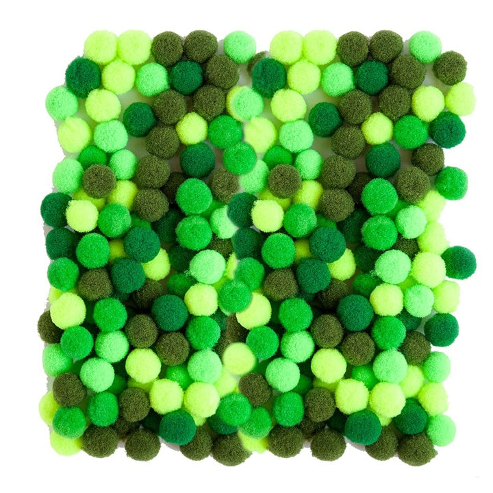 Acrylic Pom-Poms, 1 cm - 120 pcs | various colors - image 1