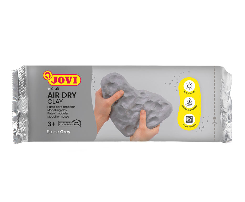 Air-Drying Modelling Clay JOVI 500 g - choose – gray