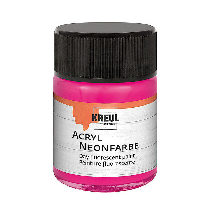 Акрилна боя KREUL FLUORESCENT 50 ml - 20x30 cm — изображение 4