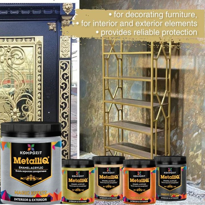 Акрилна боя MetalliQ Composite Metallic 500g — изображение 2