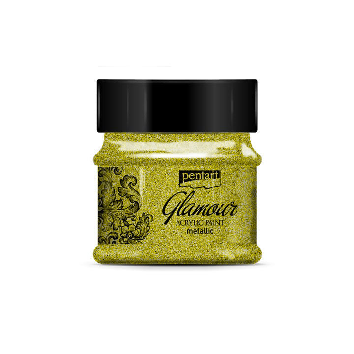 Акрилна боя Glamour металик 50ml — изображение 6