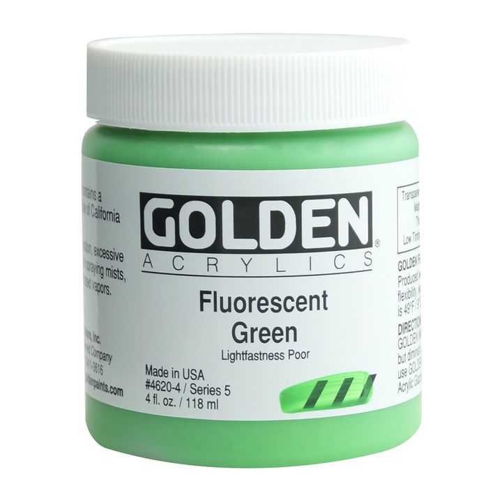 GOLDEN Тежка флуоресцентна акрилна боя — изображение 3