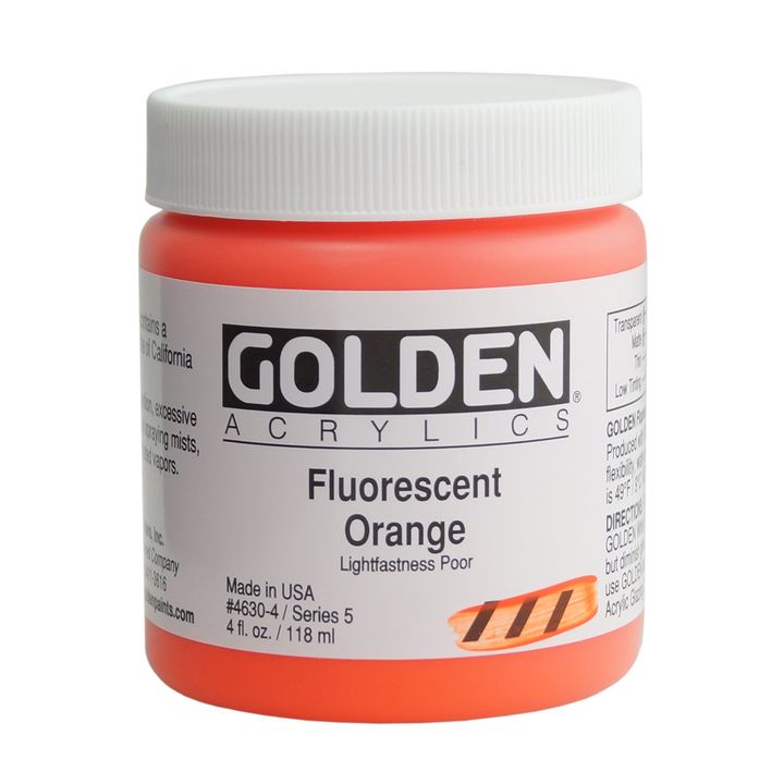 GOLDEN Тежка флуоресцентна акрилна боя — изображение 5