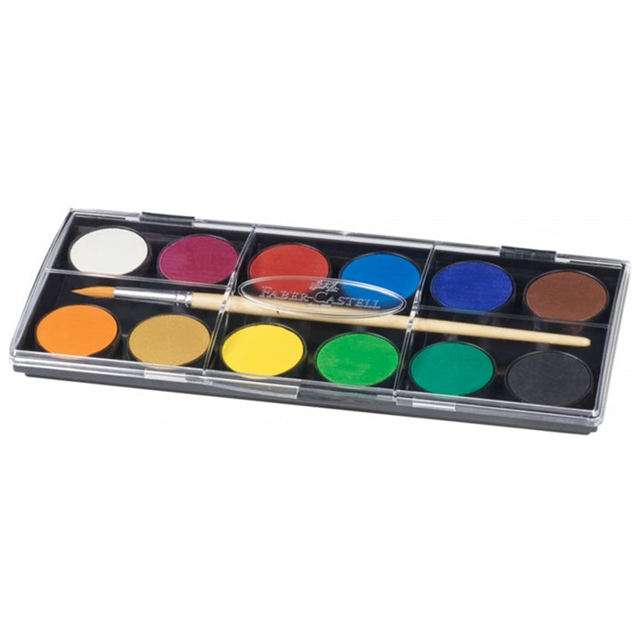 Акварели FABER-CASTELL 12 цвята - 30 мм — изображение 2