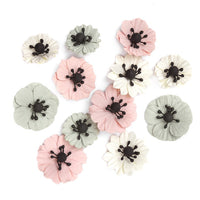 Anemone 3D Paper Flowers, Set of 12 Pieces