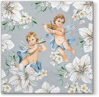 Angels in Flowers Decoupage Napkins - 1 pc