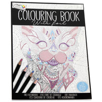 Antistress Coloring Book, Silver, 26 Motifs