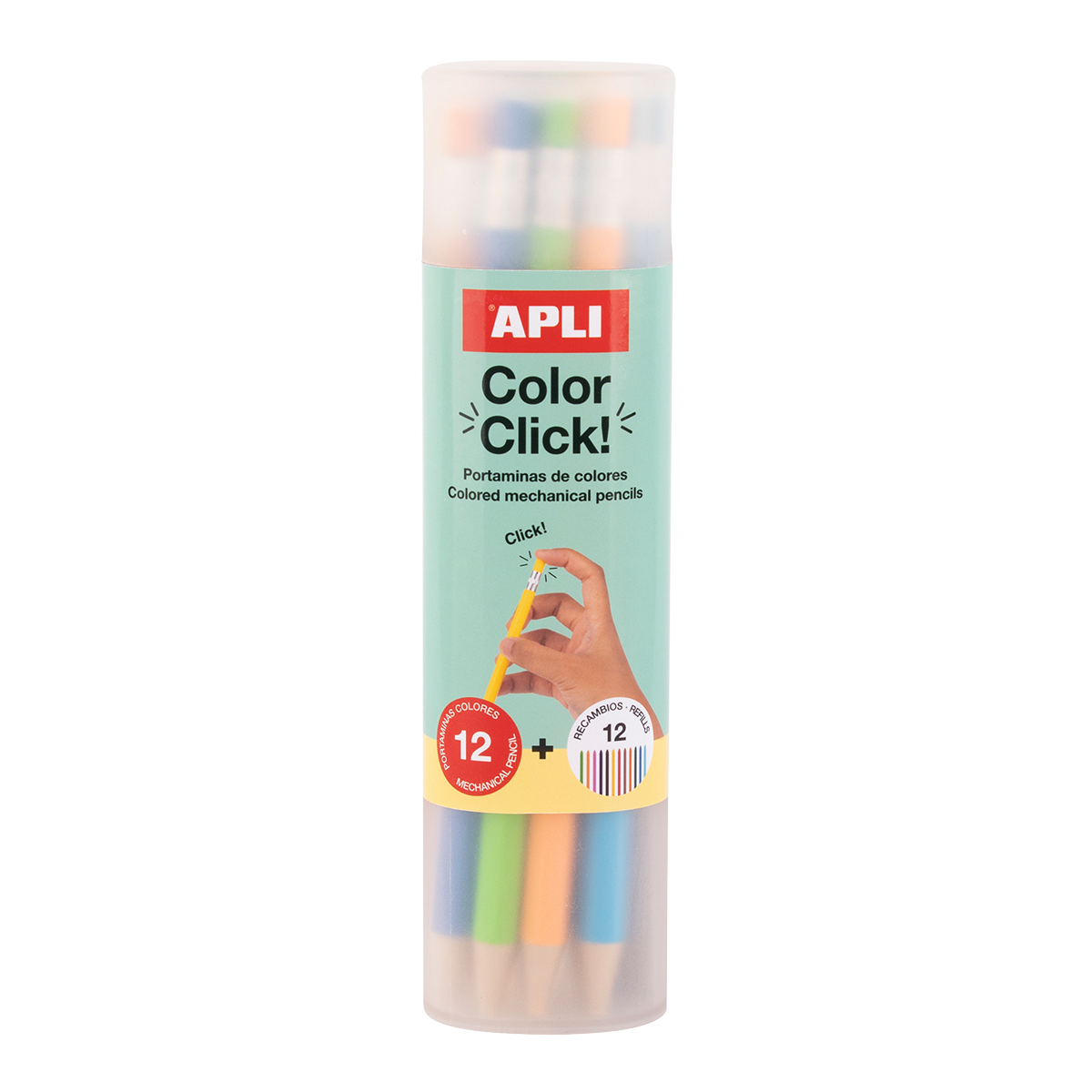 APLI Color Click Mechanical Colored Pencils set / 12 pcs