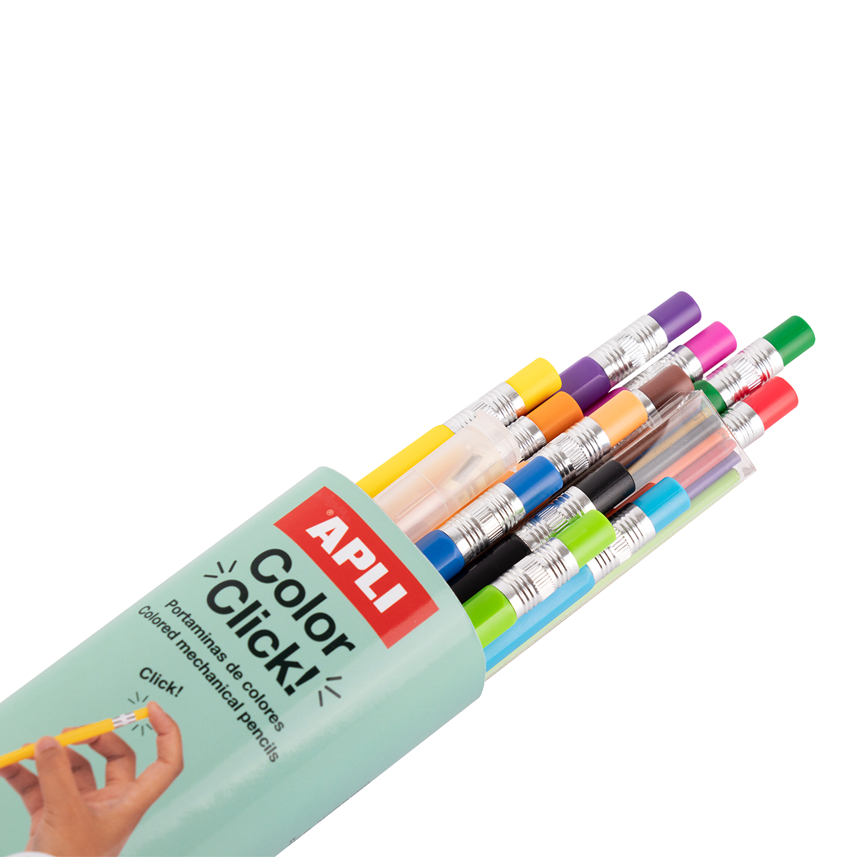 APLI Color Click Mechanical Colored Pencils set / 12 pcs