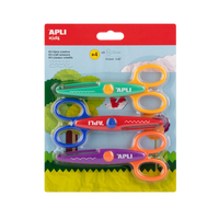 APLI Creative Scissors 13,5 cm, Round Tip, Symmetrical