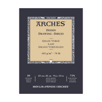ARCHES Sketch Pad, 105 g/m², 23 × 26 cm, 20 Sheets