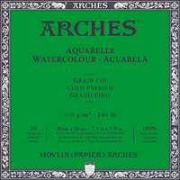 ARCHES Watercolour Block CP Natural White 300 g/m² - 20 sheets