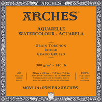 ARCHES Watercolour Block Rough Natural White 300 g/m² 10 – 31 cm - 20 sheets