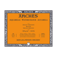 ARCHES Watercolour Block Rough Natural White 300 g/m² 10 – 31 cm - 20 sheets