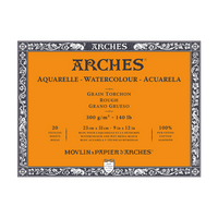 ARCHES Watercolour Block Rough Natural White 300 g/m² 10 – 31 cm - 20 sheets