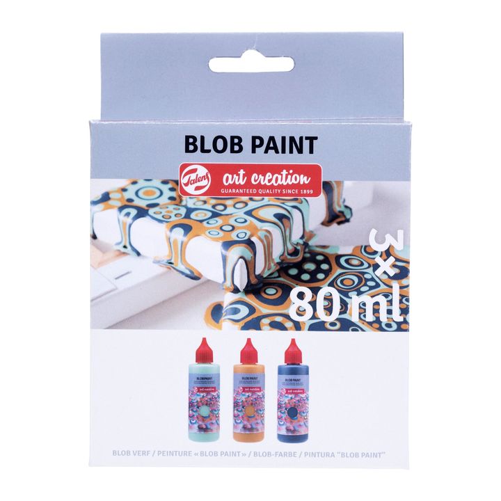 Art Creation Blob Paint Craft Set, Mint, 3 x 80 ml