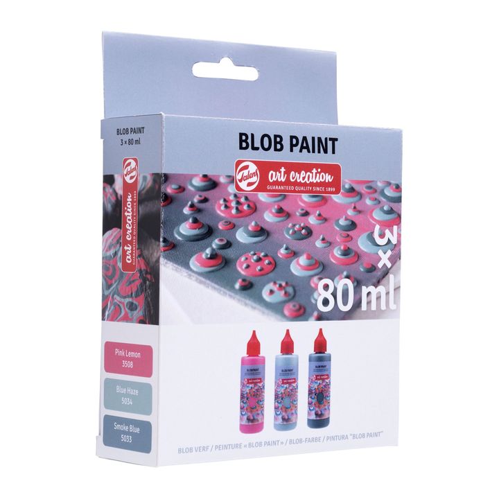 Art Creation Blob Paint Craft Set, Pink, 3 x 80 ml