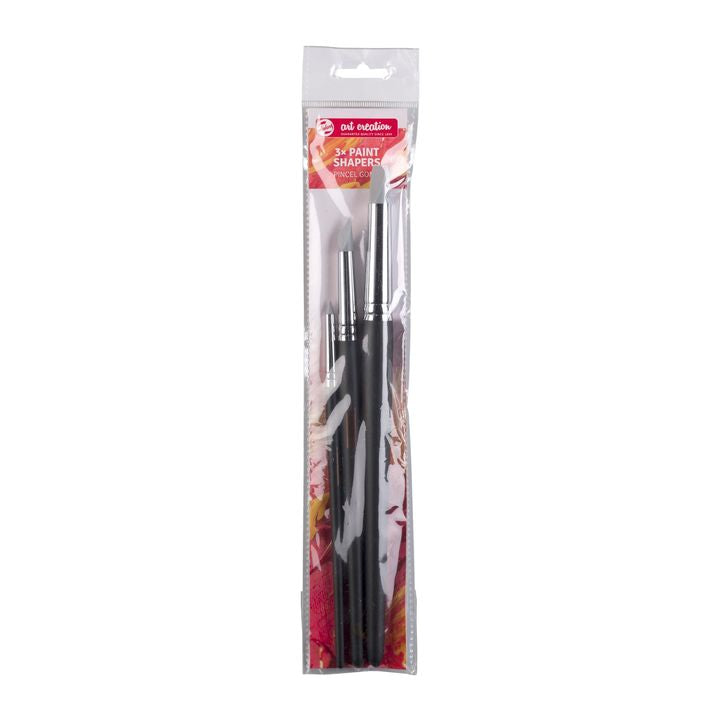 Art Creation Silicone Brushes, Set of 3, image 1