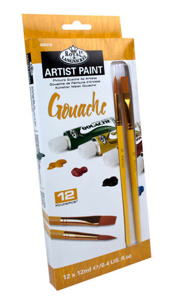 ARTIST Paint Gouache Paint 12 × 12 ml