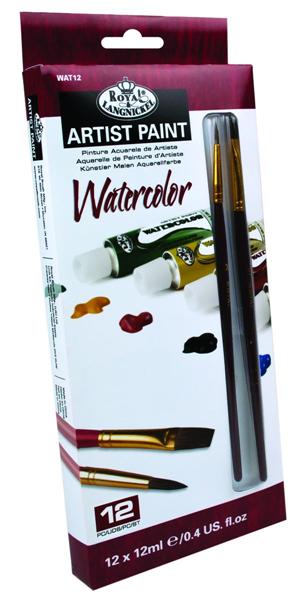 ARTIST Paint Watercolors 12 x 12 ml