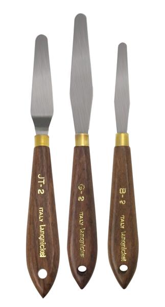 Artist’s Painting Spatulas and Palette Knives Set of 3