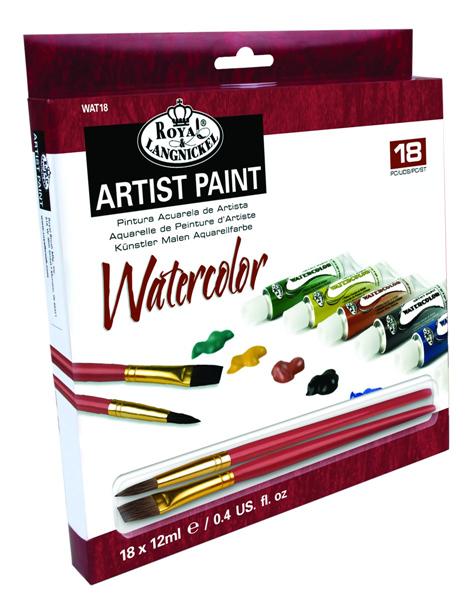ARTIST Watercolors 18 × 12 ml