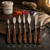 Artists' Painting Palette Knife – No. 20 wide angled scraper / spreader (22 cm)