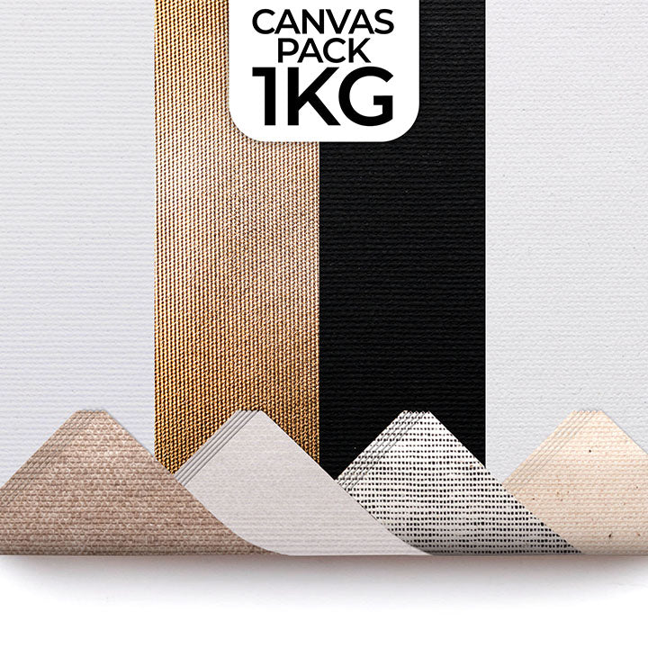 ARTMiE Canvas Mix, 1 kg – Professional, Eco, Black, and Gold — Image 1