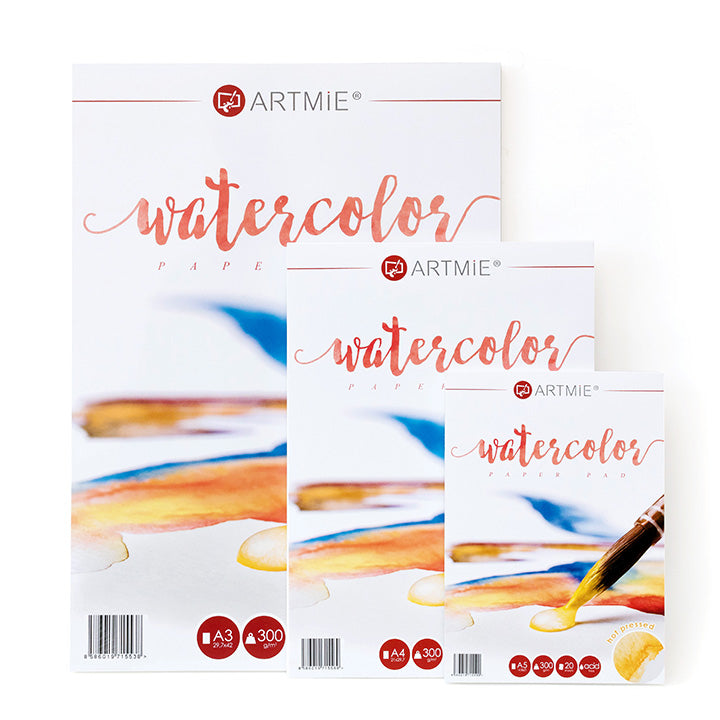 ARTMiE Hot Press Watercolor Paper Pad, 20 Sheets | various formats — image 4