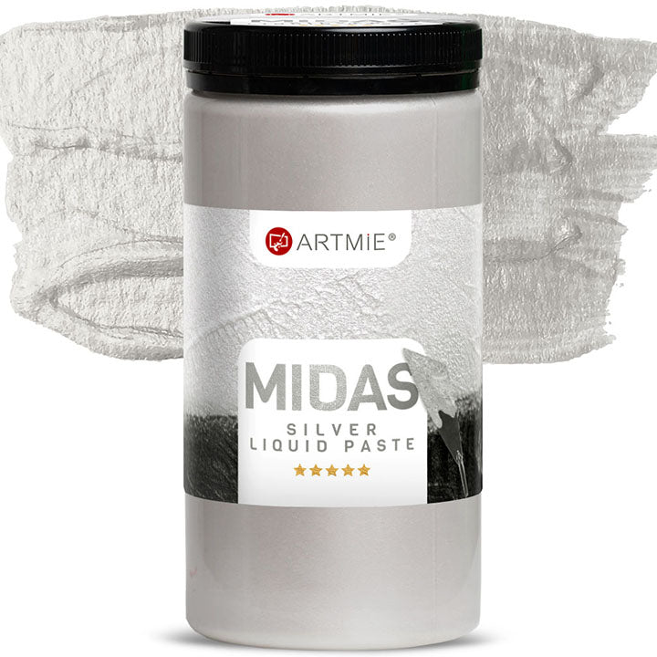 ARTMiE MIDAS Silver Metallic Liquid Paste | various volumes — image 4