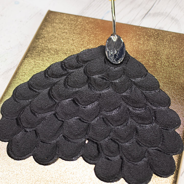 ARTMiE Midnight 3D Black Relief Paste | various weights — image 5