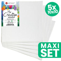 ARTMiE Mini Hobby Canvas Set of 5, 10x10 cm — image 1