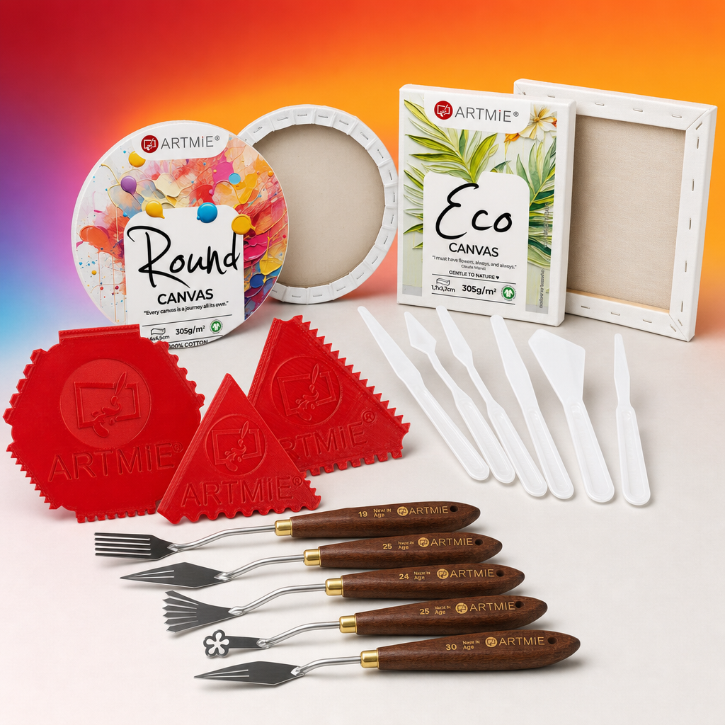 ARTMiE Recyclable 6-in-1 Palette Knife/Comb
