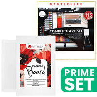 ARTMiE START Large Art Set with Canvas Board