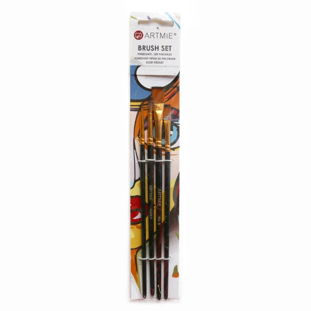 ARTMiE Synthetic Brush Set, 4-Piece (2)