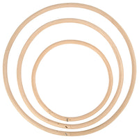 Bamboo Hoops - Set of 3