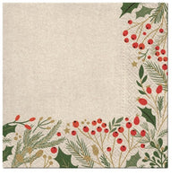 Berries Frame Decoupage Napkins - 1 pc