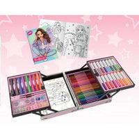 BESTIES Metal Coloring Case - Complete Art Set with Canvas
