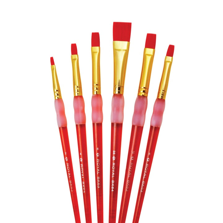Big Kids Choice Set of 6 Flat Brushes