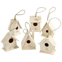 Birdhouse on a String, Set of 6