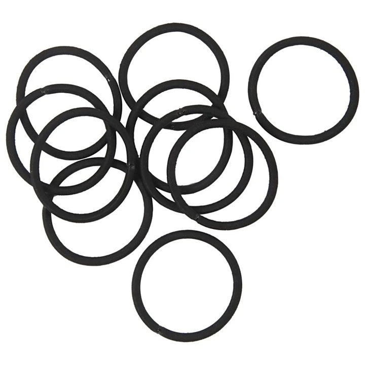 Black Elastic Hair Ties