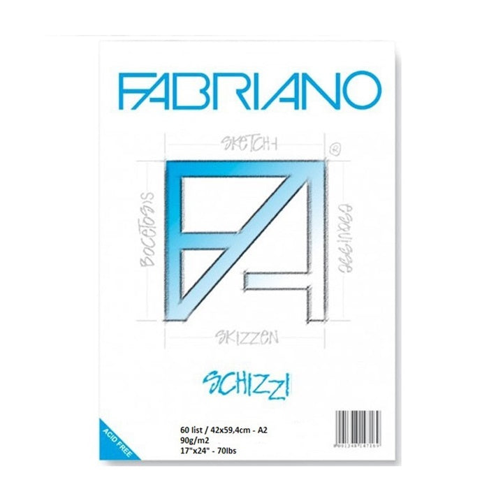 Блок хартия за скициране FABRIANO — изображение 1