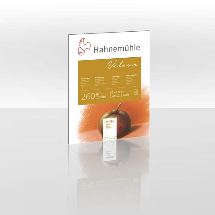 Блок от бели пастелни хартии HAHNEMÜHLE VELOUR — изображение 1