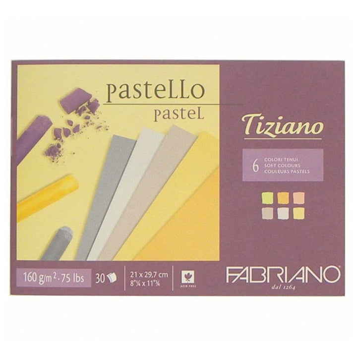 Блок от цветни хартии за пастел FABRIANO Tiziano Soft — изображение 1
