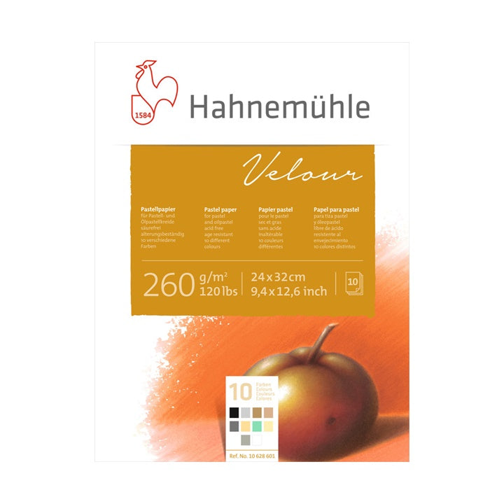 Блок от цветни хартии за пастел HAHNEMÜHLE VELOUR — изображение 1