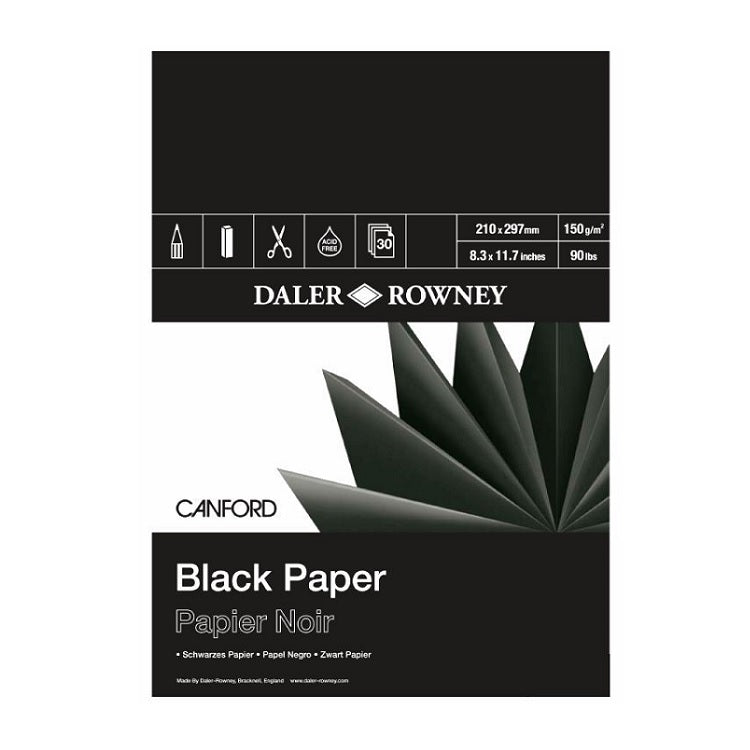 Блок с черна хартия Daler - Rowney Canford — изображение 2