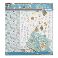 Blue Christmas Scrapbooking Set — image 1