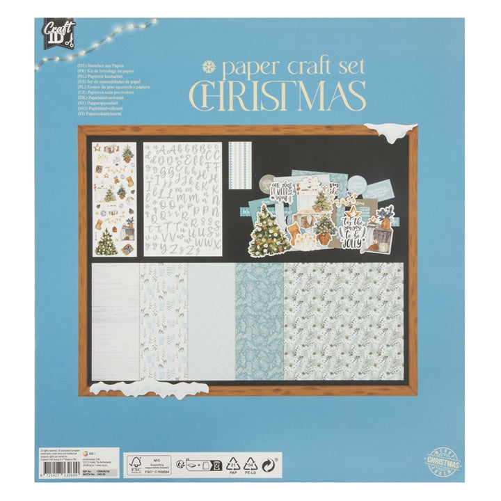 Blue Christmas Scrapbooking Set — image 2